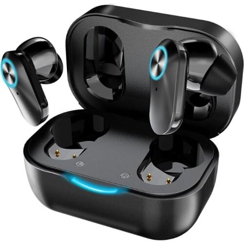 Wireless Earphones TWS Bluetooth 5.0 Mini Earbuds Stereo Bass LED Power Display Noise Cancelling Sports Waterproof Earbud In Ear