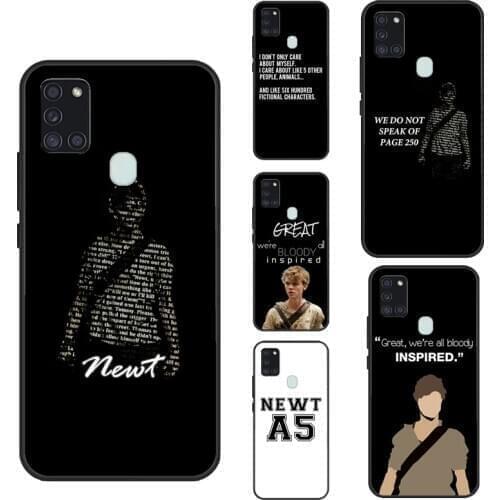 The Maze Runner Qoutes Case For Samsung Galaxy A51 A71 A31 A21s A11 A10 A20e A30 A40 A50 A70 M21 M31 Back Cover
