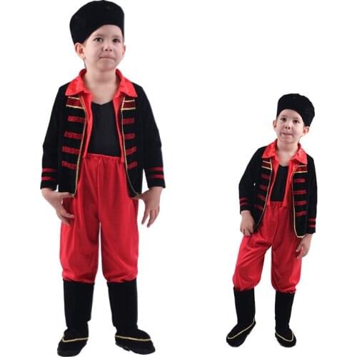 Baby Boys Children Russian boy Costume Europe national Suits Costume Party drama stage cosplay holiday Halloween costumes