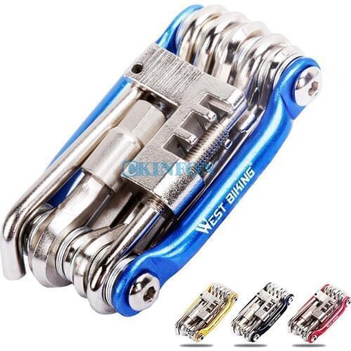 DHL 120Set 11 In1 Bicycle Repairing Set Bike Bicycle Repair Tool Kit Wrench Screwdriver Chain Cycling Repair Tools