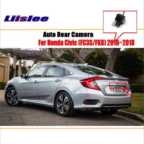 For Honda Civic ( FC3S/FK8 ) 2016 2017 2018 Reverse Camera Parking Back Up Camera License Plate Lamp Night Visioin Water Proof