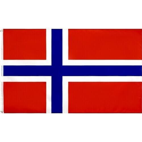 Jennifer hanging 90x150cm Kongeriket Noreg Norway flag for Decoration