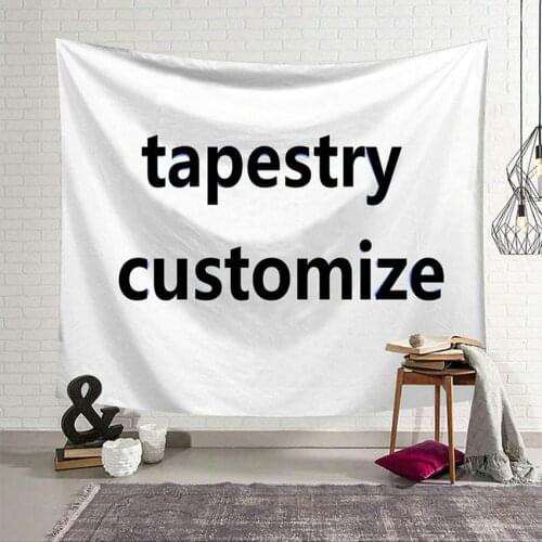 Custom Tapestry Hanging High Quality 100% Polyester Christmas Gift Polyester Dormitory Family Bedroom Living Room Wholesale