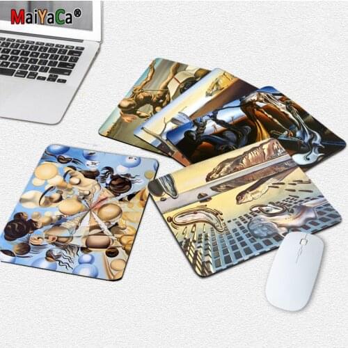 MaiYaCa Salvador Dali Art DIY Design Pattern Game mousepad Rubber PC Computer Gaming mouse pad