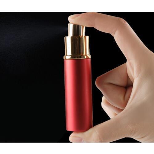 300pcs/lot 5/10ml Refillable Mini Perfume Spray Bottle Aluminum Spray Atomizer Portable Travel Cosmetic Container Perfume Bottle