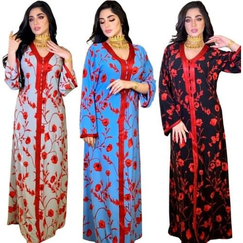 Eid Abaya Dubai Muslim Dress Turkey Islam Robe Longue Djelaba Femme Musulman African Dresses For Women Caftan Marocain De Soiree
