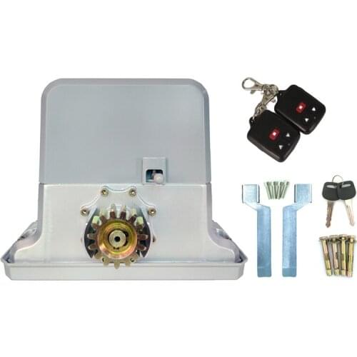 Heavy Duty 1800kg Automatic Electric Sliding Gate Opener Gear Driver with Remote Control Sliding Door Engine Motor Closer Kit