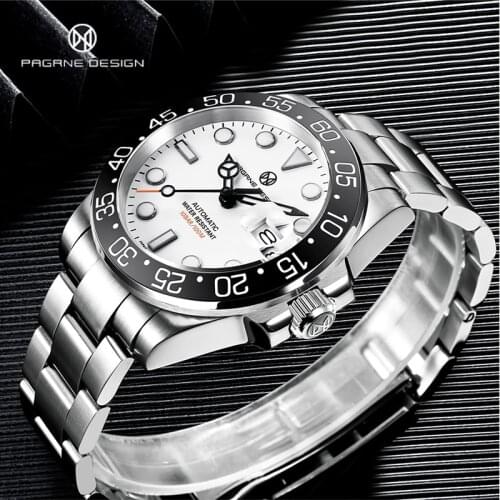 2021 New Pagrne Pagani Design Casual Fashion Mens Mechanical Watch Stainless Steel Waterproof Automatic Watch Relogio Masculino