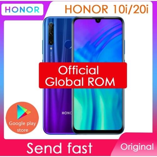 Original HONOR 20i honor 20 i Smartphone Android 9.0 Octa-core 6.5 inch Full Screen Dual Camera 3 Slots Cell Phone