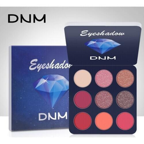 9-color waterproof non-smudge pearlescent matte eyeshadow palette beauty glazed makeup palette eyeshadow glitter eyeshadow