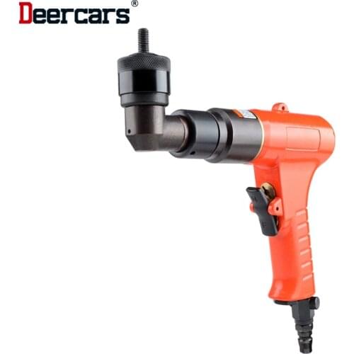 Industrial Grade Elbow Pneumatic Riveter 90 Degree Right Angle Air Rahm Gun Pull Rivet Nut Cap Tools