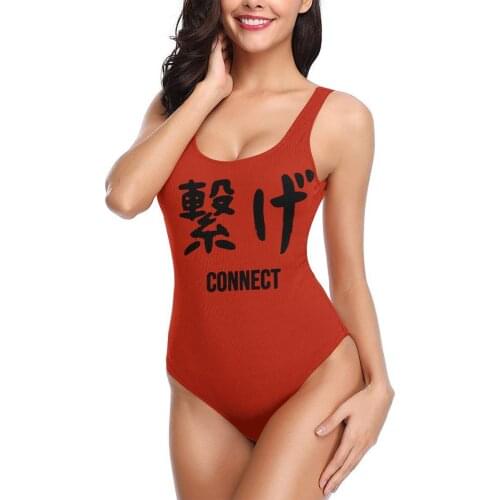 Women 2021 sexy Bikinis Nekoma Haikyuu Women Swimsuit One-Piece Bikini Anime Manga Kawaii Women SwimSuit