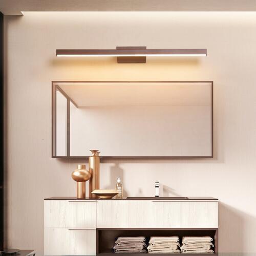 Led mirror light Wall lamps bathroom Waterproof Coffee color LED flat lamp Modern indoor Wall lamp Bathroom Light make up mirror