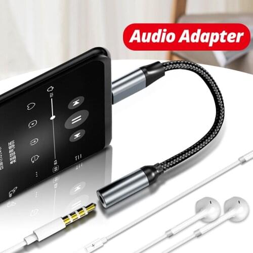 USB Type C 3.5mm Adapter Jack Earphone Audio Aux Cable USB C Jack Aux Headphone Adapter Stereo Music Converter Cable for xiaomi