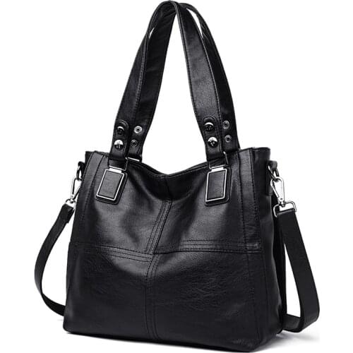 High Quality Leather Handbags New Quality Brand Women Handbags 2021 New Arrival Female Shoulder Bags Soft Pu Leather