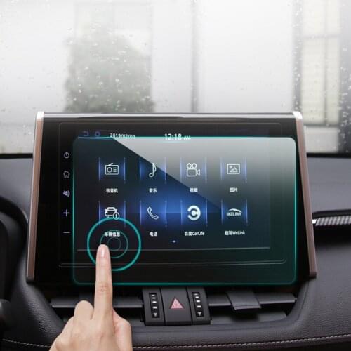 A Little Change Car GPS Navigation Tempered Glass Screen Protector Steel Protective Film Accessories For Toyota RAV4 2019 2020