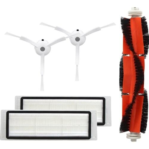Robot Vacuum Cleaner Parts for Xiaomi Roborock 1S S50 S51 S52 S55 HEPA Filter Side Brush Main Brush Accessories
