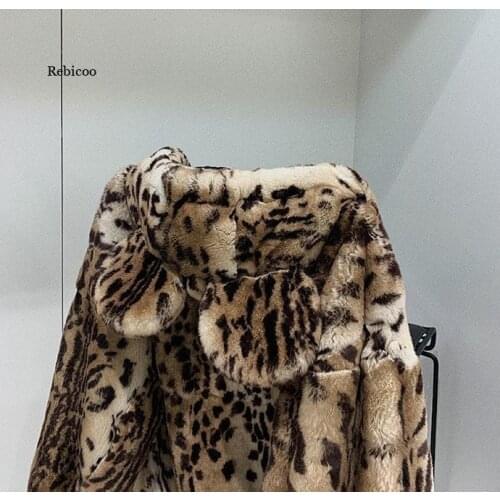 Autumn Winter Women Jackets Faux Fur Outerwear Female Overcoat Teddy Bear Coat Womens Fashion Vintage Suit Plus Size Harajuku