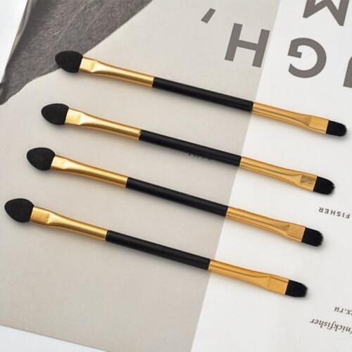 1pc 12cm New Fashion Double Headed Eyeshadow Makeup Brush Powder Foundation Cosmetic Tools Eye Applicator