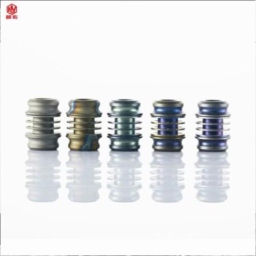 1PC Titanium Alloy Knife Bead Lanyard Paracord Outdoor Camping Can Be Installed Tritium Gas Tube Pendant EDC Multi-Function Tool