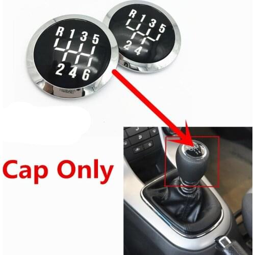 5/6S Chrome Gear Shift Knob Headball Lever Shifter Stick Badge Cap Top Cover for Chevrolet Chevy Cruze 2008 2009 2010 2011 2012