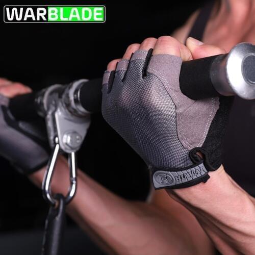 WarBLade Mens Cycling Gloves Men Women Half Finger Sports Gloves Lycra Fitness Mittens Biking Guantes Bicycling Guantes Ciclismo