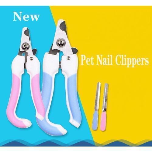 Professional Pet Cat Dog Nail Clipper Cutter Stainless Steel Grooming Scissors Clippers Claw Nail Scissors with Lock