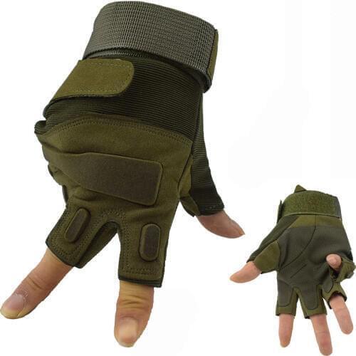 Outdoor Tactical Gloves Mens Half Finger / Full Finger Army Military Combat Gloves Climbing Hiking Cycling Protection Gloves