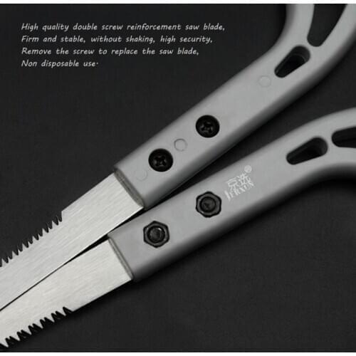 Heavy Duty Extra Long 9" Blade Hand Saw for Tree Pruning Wood Camping Carpenter Sawing Woodworking Tool