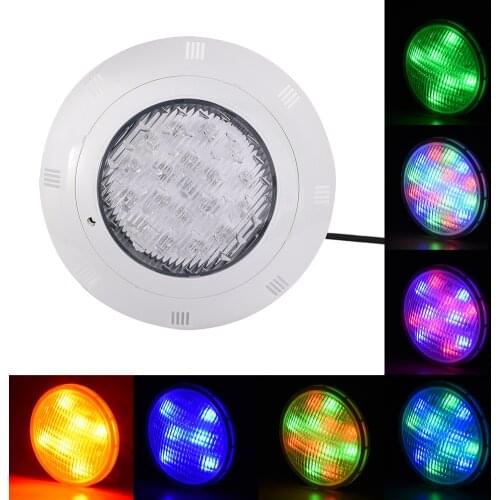 Ip68 24W ed Swimming Pool Light Underwater Lights Fountain Led Light Rgb Pool Wall Mounted LED Lamp Submersible Light