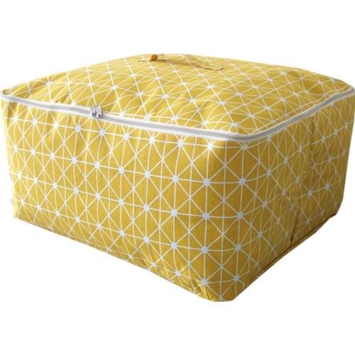 Portable Cloest Organizer Box High Quality Clothing Storage Bag Blanket Tidy Case Container 3 Sizes Toys Storage Bag Multi Color