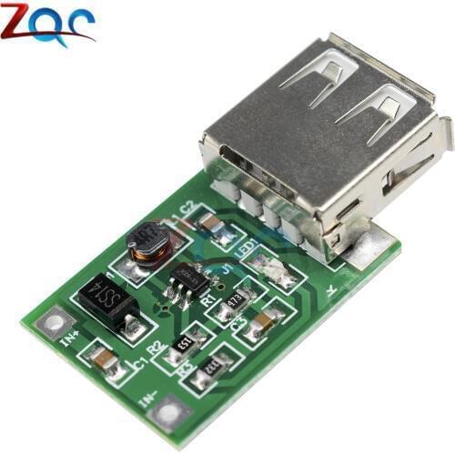 2pcs DC 0.9-5V 600MA USB Output Boost Converter Mini DC-DC Step Up Power Supply Module Lithium Battery Charger Board 0.9V-5V