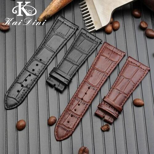 Leather Watch Strap FM tables for men and women 26mm watch band Handmade Crazy retro Comfortable Genuine Cowhide Watchband 30mm