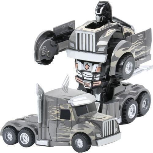 Transformation Robot ABS Plastic Toy Car Collision Transforming Model Kids Gift