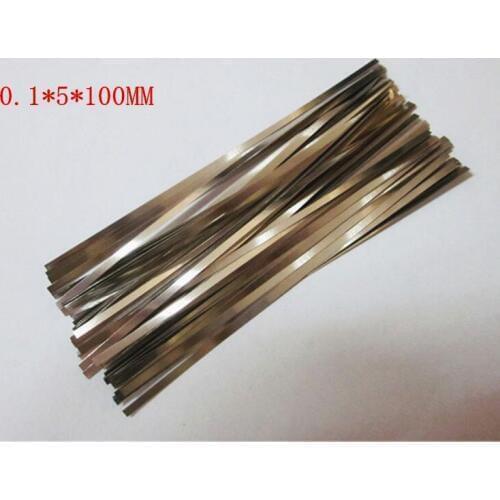 0.1 x 5 x 100mm 1KG Battery Spot Welding Machine Welder Equipment Nickel Plated Steel Strap Strip Sheets