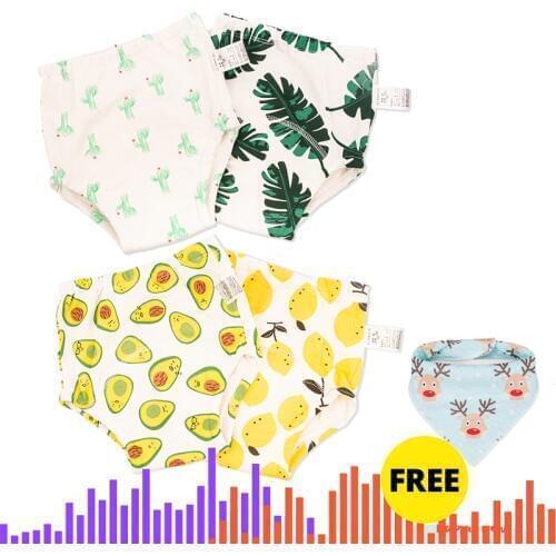 Happyflute 2piece/set Cloth Cotton Diaper Washable Reusable Training Underwear Unisex Training Pant