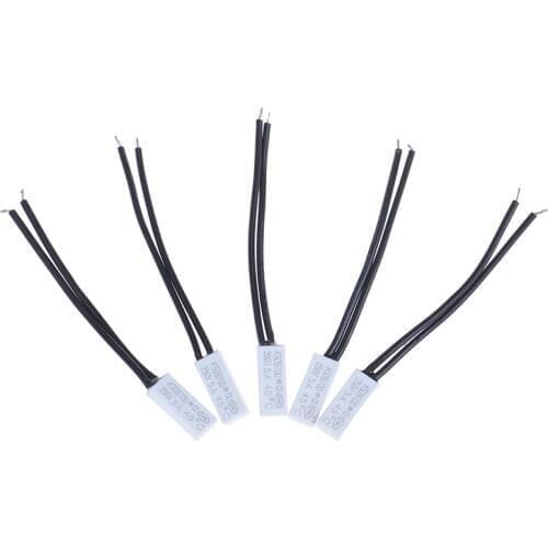 2PCs KSD9700 250V Normally Open Temperature Switch Thermostat Thermal Protector Temperature: 45 Degree