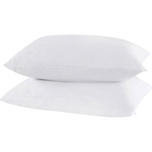 2 pcs/lot Terry Waterproof Pillow Protector Dust Mite Bacteria Allergy Control Bed Bug Proof Pillowcase Home Hotel New
