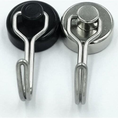 2 Pieces Of Magnetic Rotating And Swinging Powerful Refrigerator Hook Household Kitchen Bathroom Storage Supplies