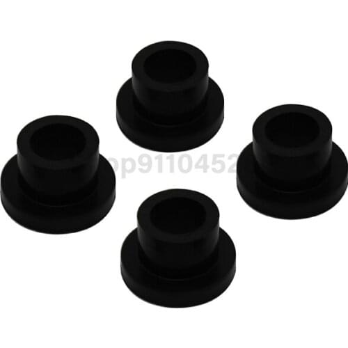 4pcs Black Motorcycles Handlebar Clamp Bushing Kit Motorbike Rubber Handle Riser Bushings For Harley Touring Glide Sportster