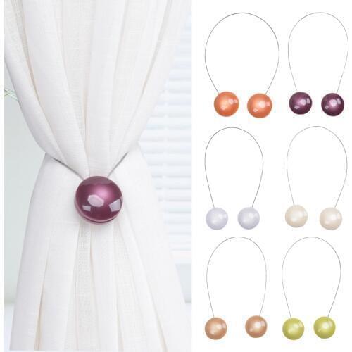 495mm Long Magnetic Curtain Tiebacks/Holdbacks/Clips,Drapes Holders Shower Rope Curtains Buckle Hooks