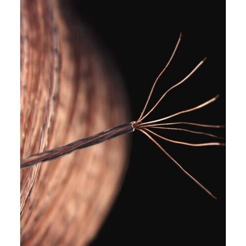 8N OCC pure copper audio interconnect cable balance wire bluck cable