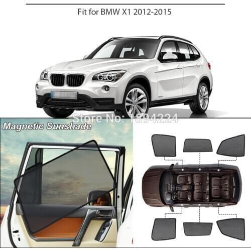 Car Full Side Windows Magnetic Sun Shade UV Protection Ray Blocking Mesh Visor For BMW X1 E84