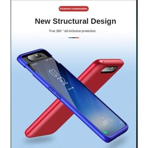 Coque Lift Mobile Phone Case For Samsung A80 Ultrathin Frosted Anti-Knock PC Protective Shell Christmas Shockproof Back Cover