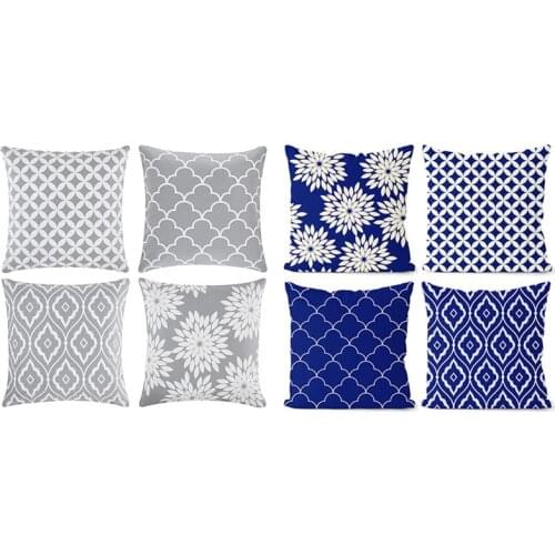 Pillow Covers Decorative Soft Throw Pillow Covers Farmhouse Pillow Covers Cushion Cases for Sofa Couch Bed