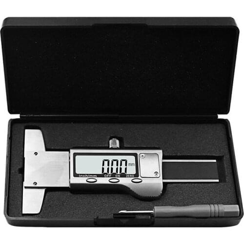 0-25mm Digital Auto Car Tire Tread Depth Gauge Meter Measurer Tool Caliper Thickness Gauges Tread Brake Pad Shoe Tire Monitoring