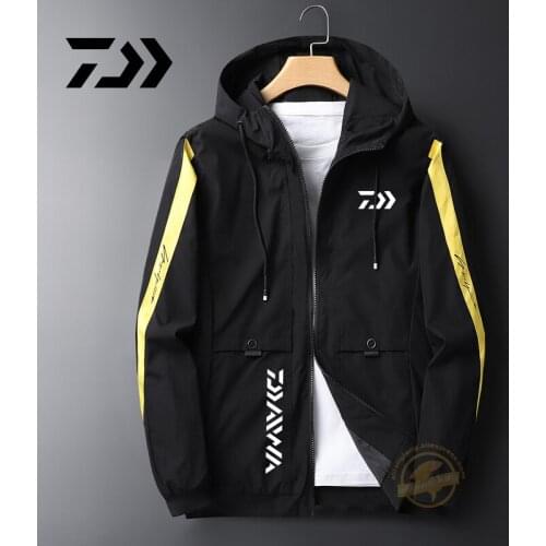 Daiwa Mens Spring Autumn New Trend Fishing clothing Outdoor Quick Dry Fishing Jackets Cycling Hiking Sport Fishing clothes