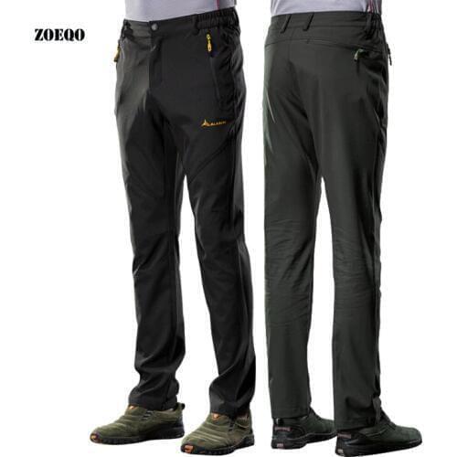ZOEQO Mens Casual Pants Pant Trousers For Men Soft shell pants Sweatpants quick-drying breathable pants men