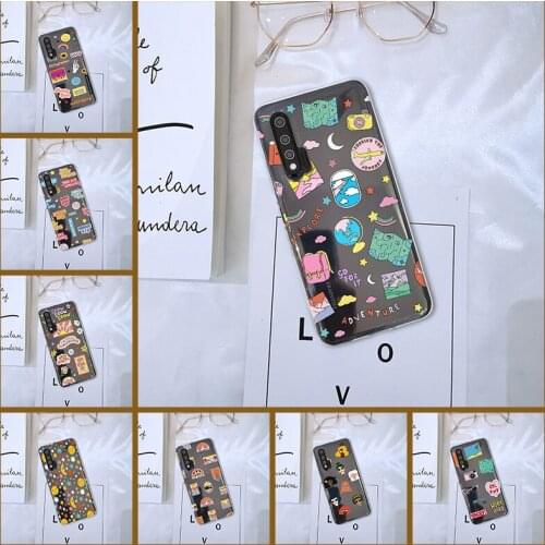 Soft Silicone Cute Girl Cartoon Star Pretty Phone Case For Huawei Nova 5t 5i 5 Pro 5z For Huawei Nova 7 6 Se Pro 5G Back Cover