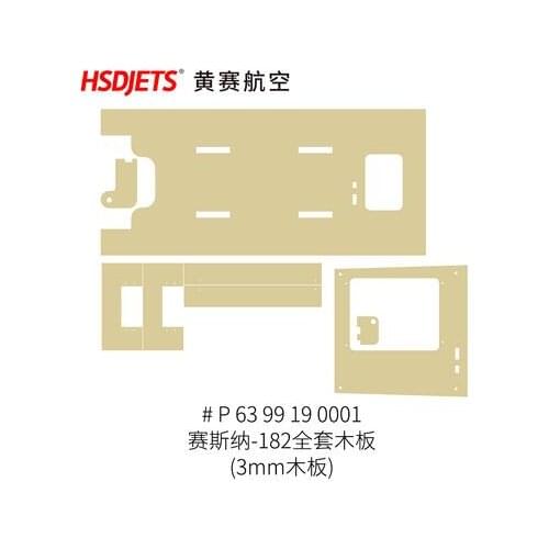 3mm Wood Set Screws Set Push Rods Tubes of Tail Wing for HSDJETS 2000mm wingspan Cessna 182 RC Plane